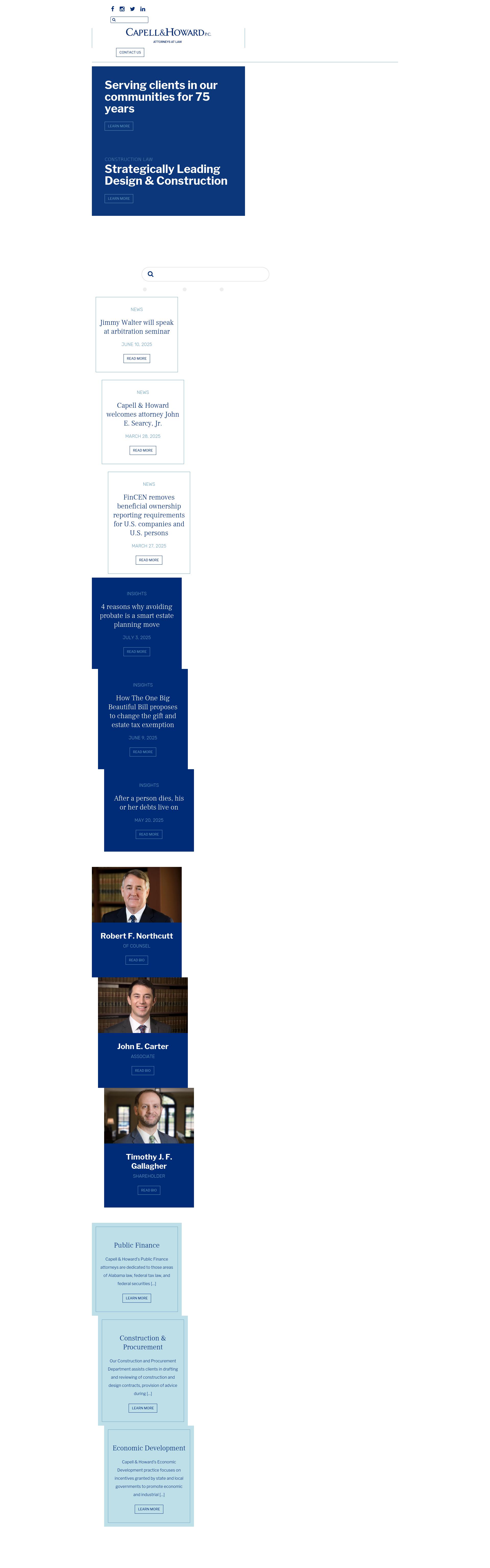 Capell & Howard PC Attorneys At Law - Montgomery AL Lawyers