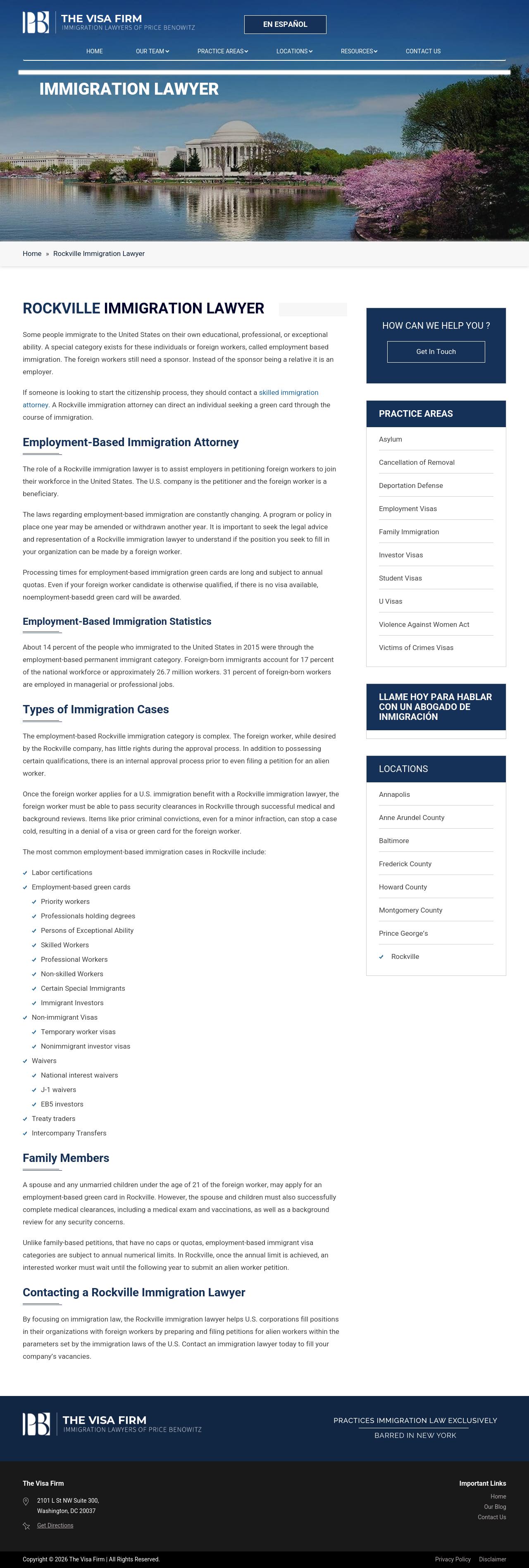 Capital Immigration Lawyers MD - Rockville MD Lawyers