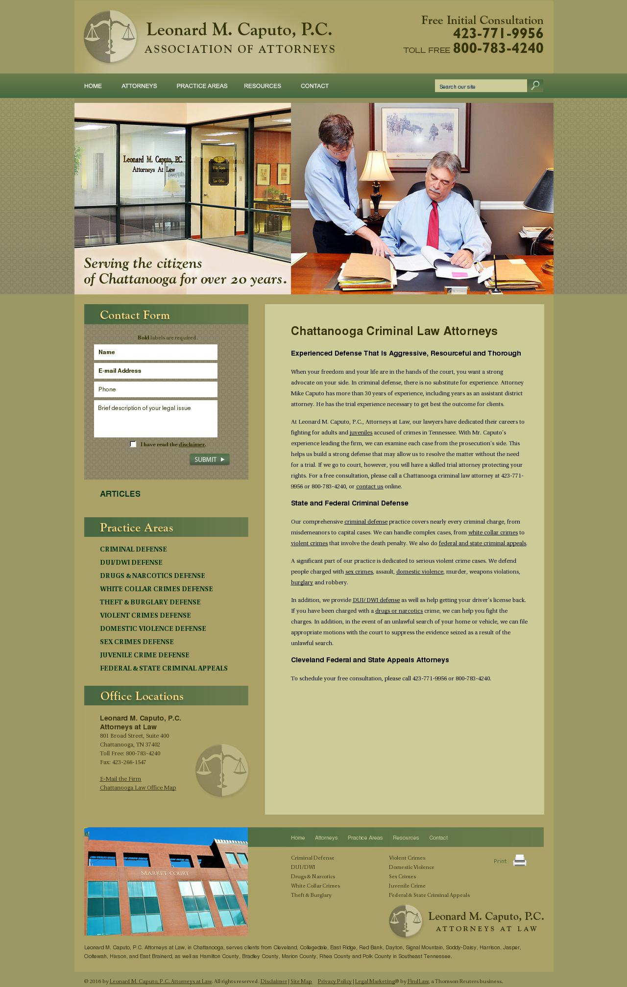 Caputo, Leonard M PC - Chattanooga TN Lawyers