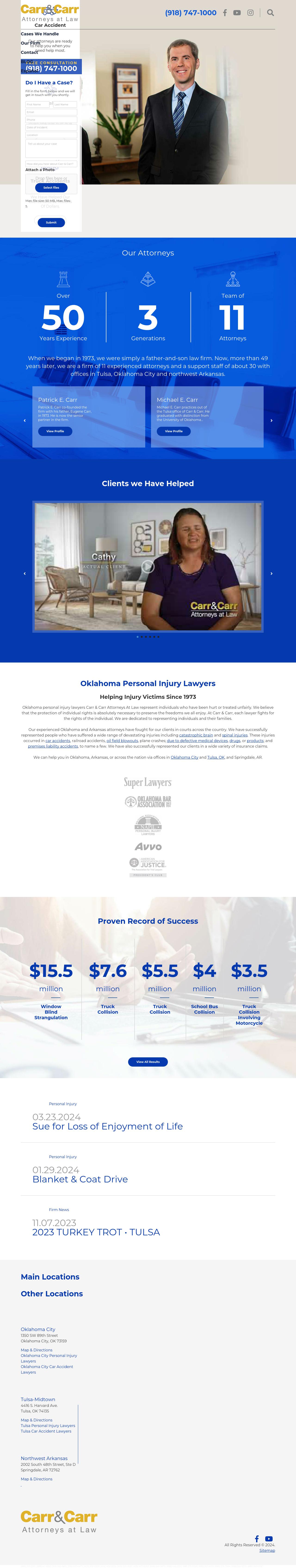 Carr & Carr, Attorneys at Law - Tulsa OK Lawyers