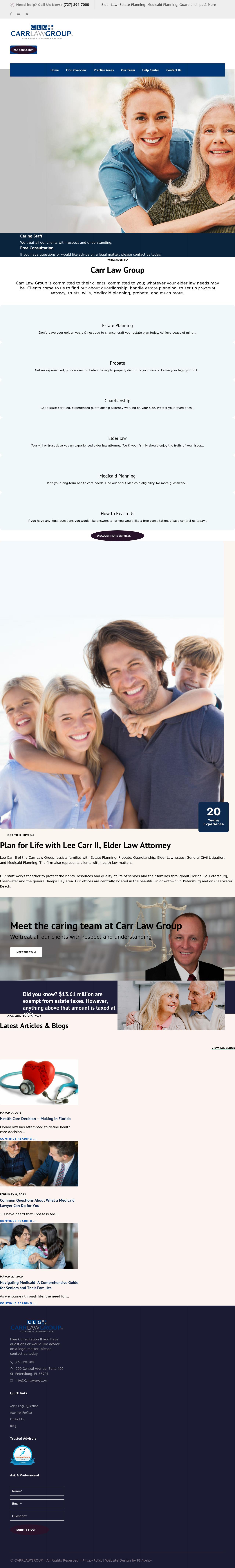 Carr Law Group, PA - St. Petersburg FL Lawyers