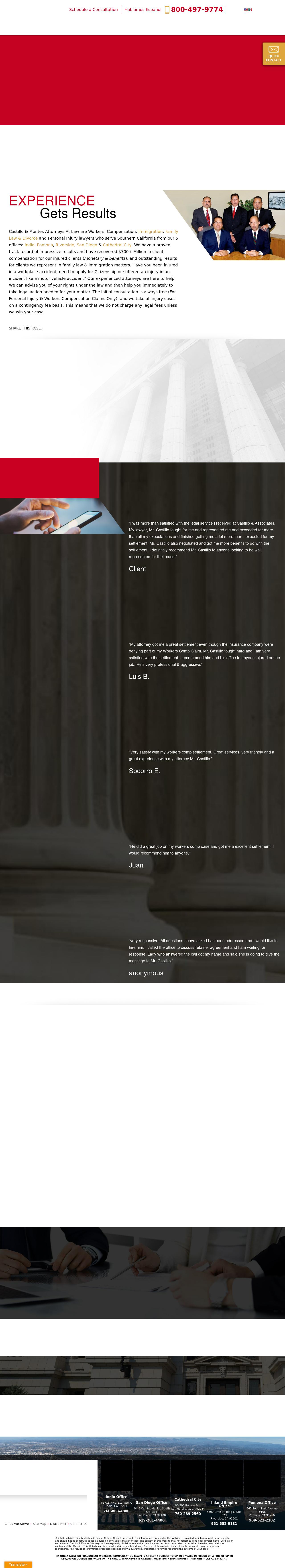 Castillo & Associates - Cathedral City CA Lawyers