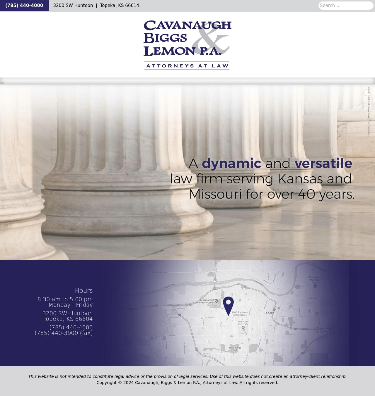 Cavanaugh, Biggs & Lemon PA - Topeka KS Lawyers