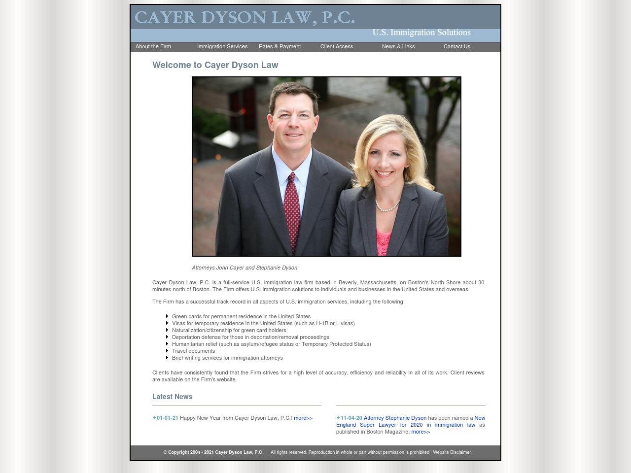 Cayer Dyson Law, P.C. - Boston MA Lawyers