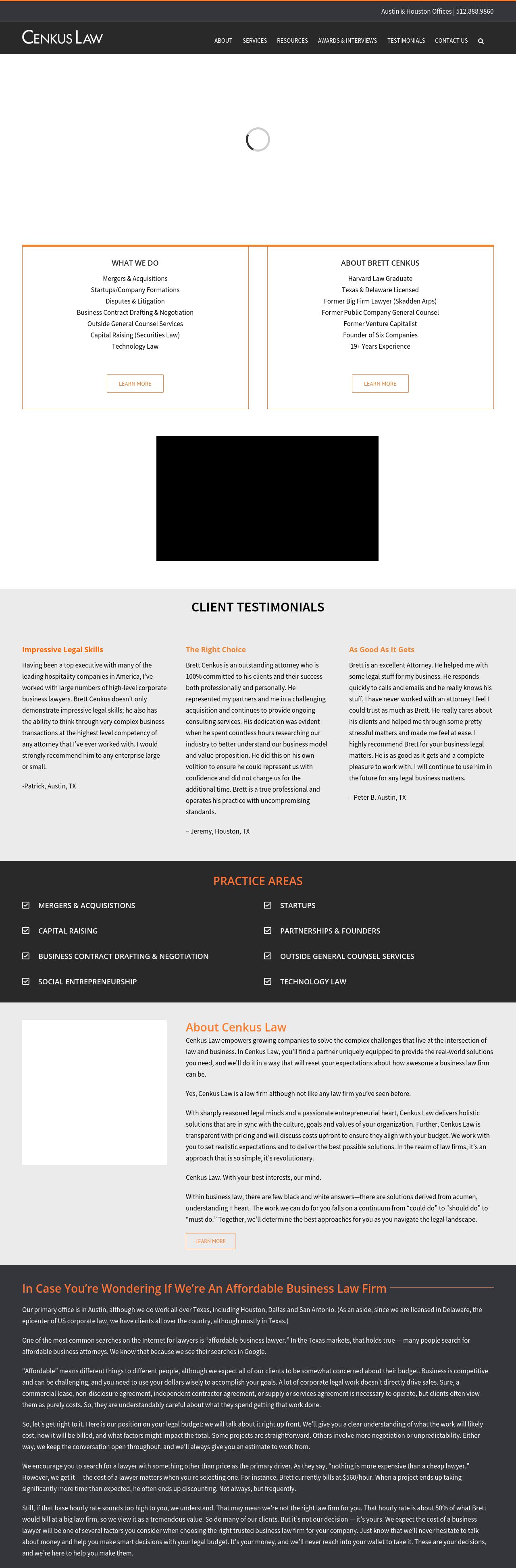 Cenkus Law - Austin TX Lawyers