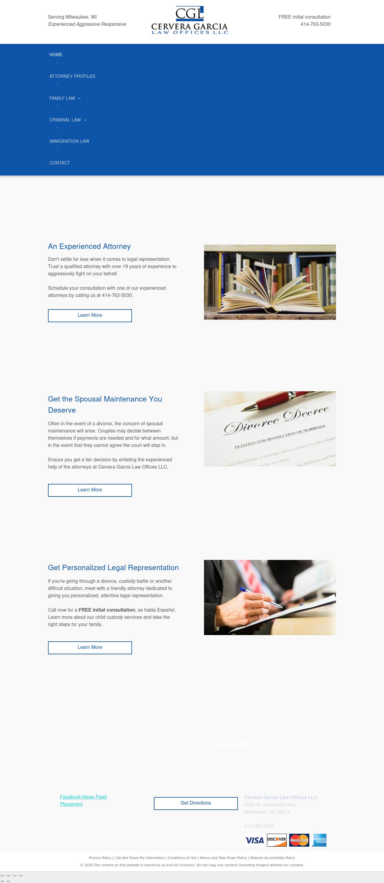 Cervera Garcia Law Offices LLC - Milwaukee WI Lawyers