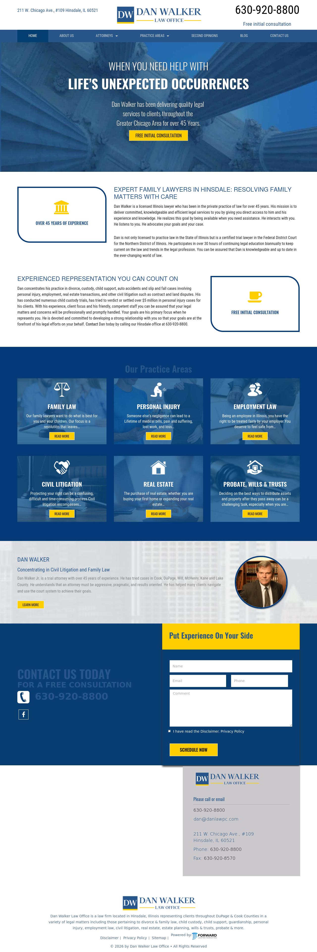 Dan Walker Law Office - Hinsdale IL Lawyers
