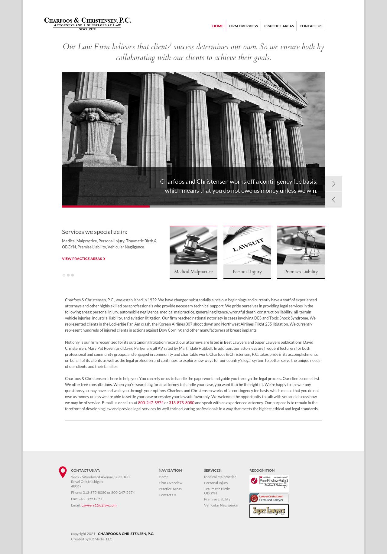Charfoos & Christensen PC - Royal Oak MI Lawyers