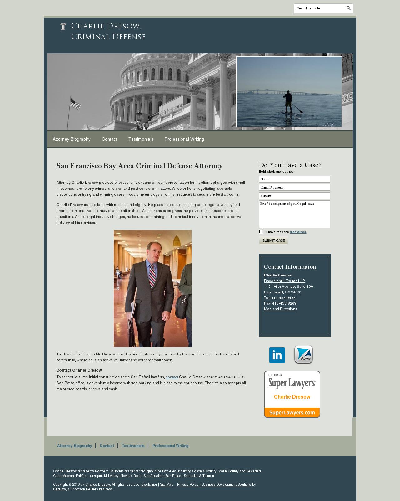 Charles Dresow - San Rafael CA Lawyers