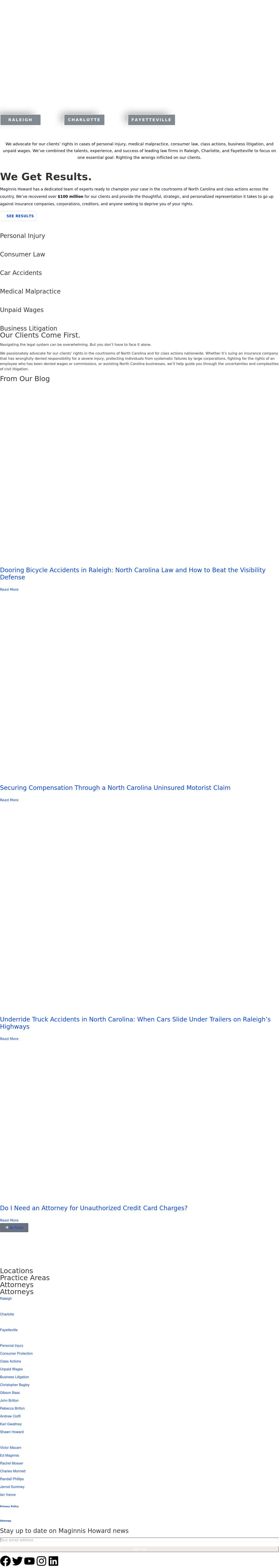 Charles G. Monnett III & Associates - Charlotte NC Lawyers