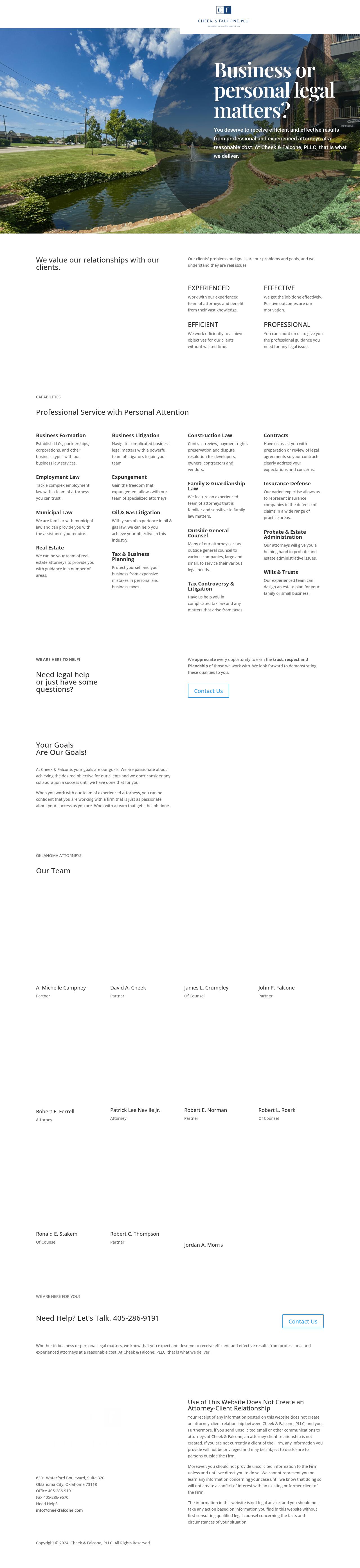 Cheek & Falcone - Oklahoma City OK Lawyers