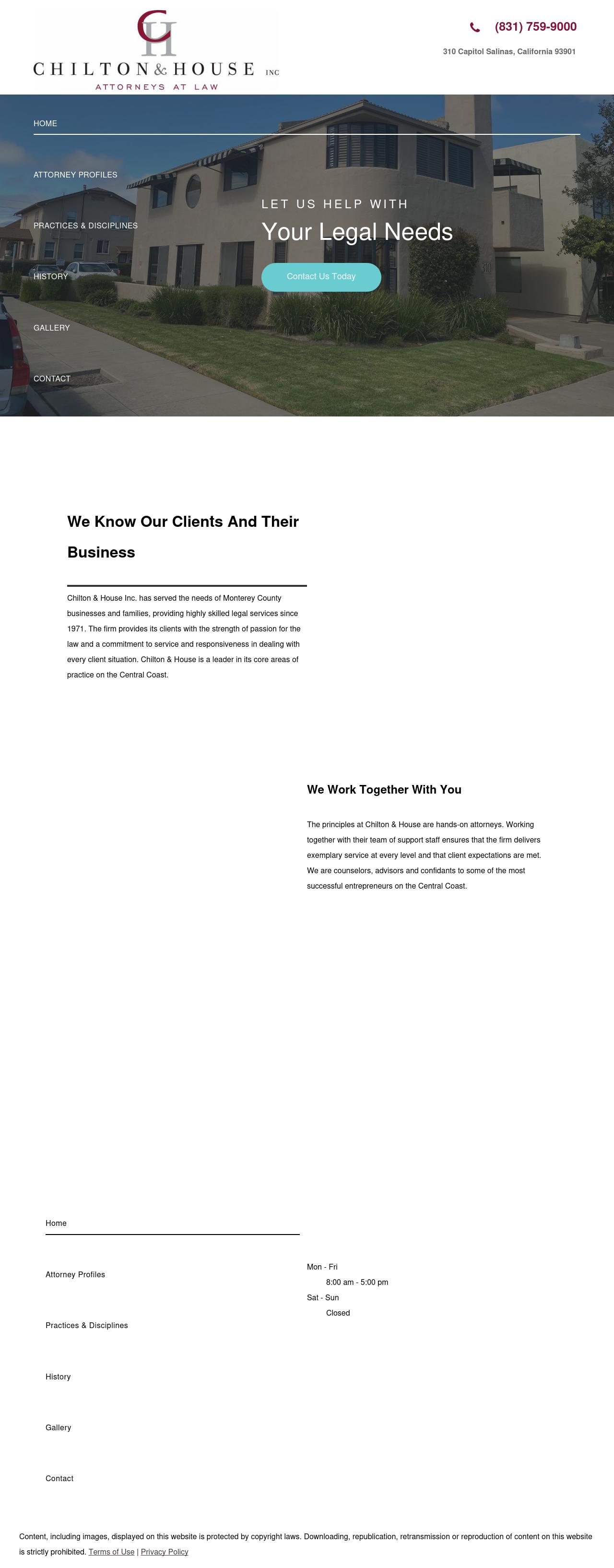 Chilton & House Inc. - Salinas CA Lawyers