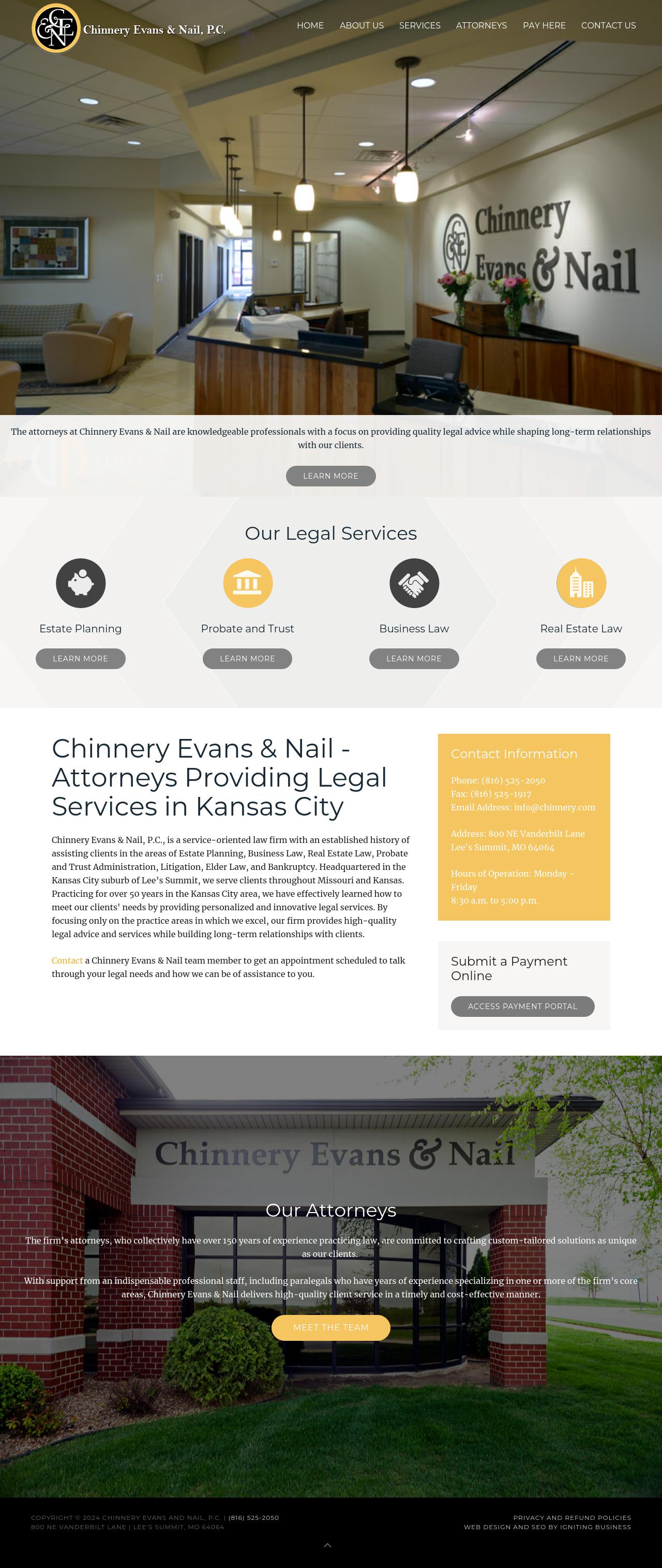 Chinnery Evans & Nail PC - Lees Summit MO Lawyers