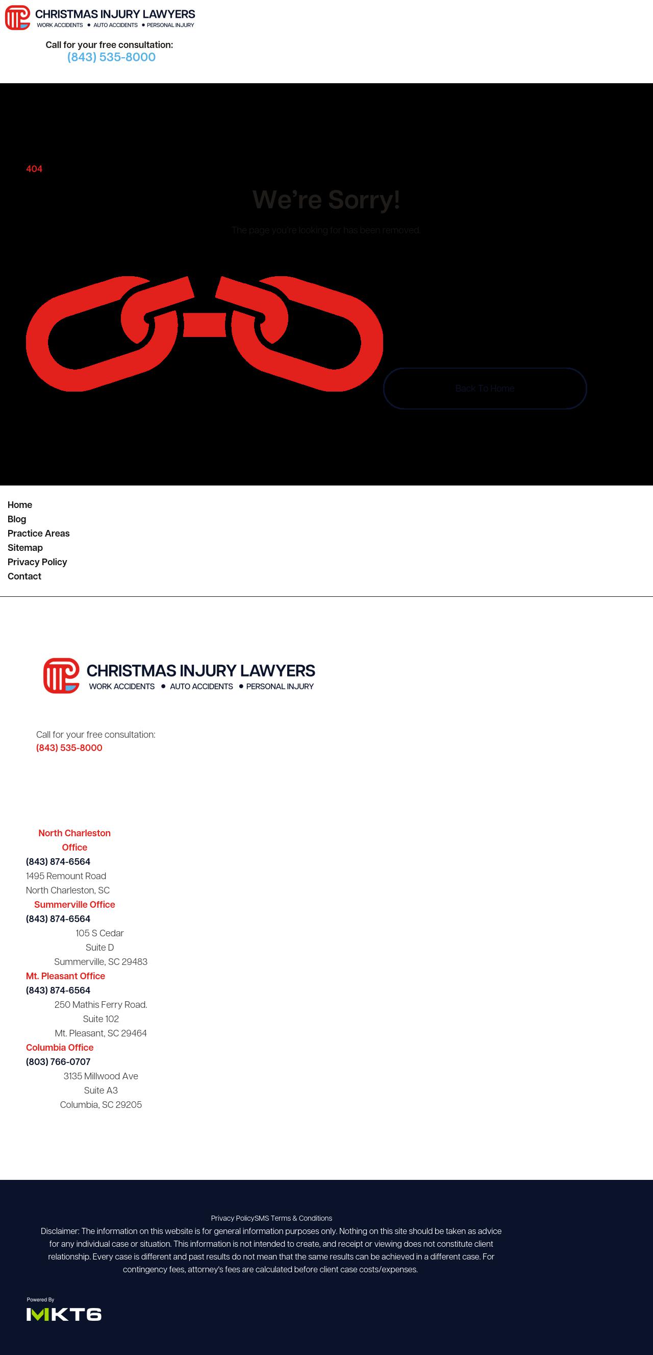 Christmas Injury Lawyers - Columbia SC Lawyers