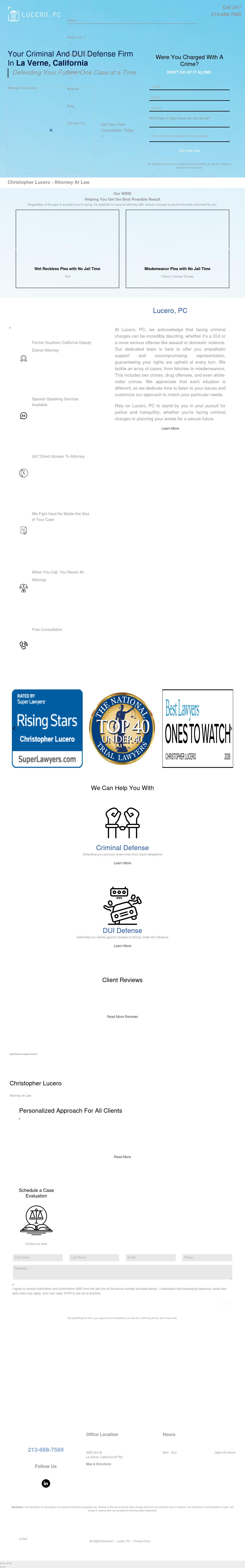 Lucero, PC - La Verne CA Lawyers