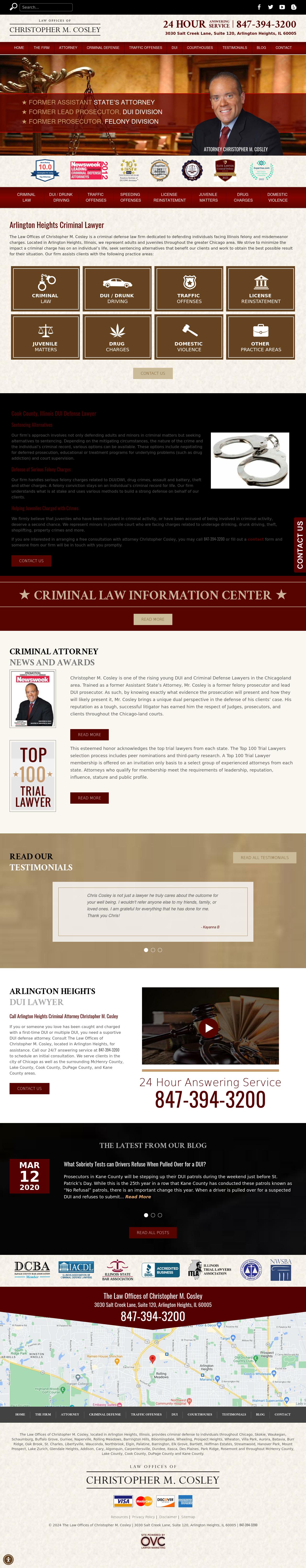 Christopher M. Cosley - Rolling Meadows IL Lawyers