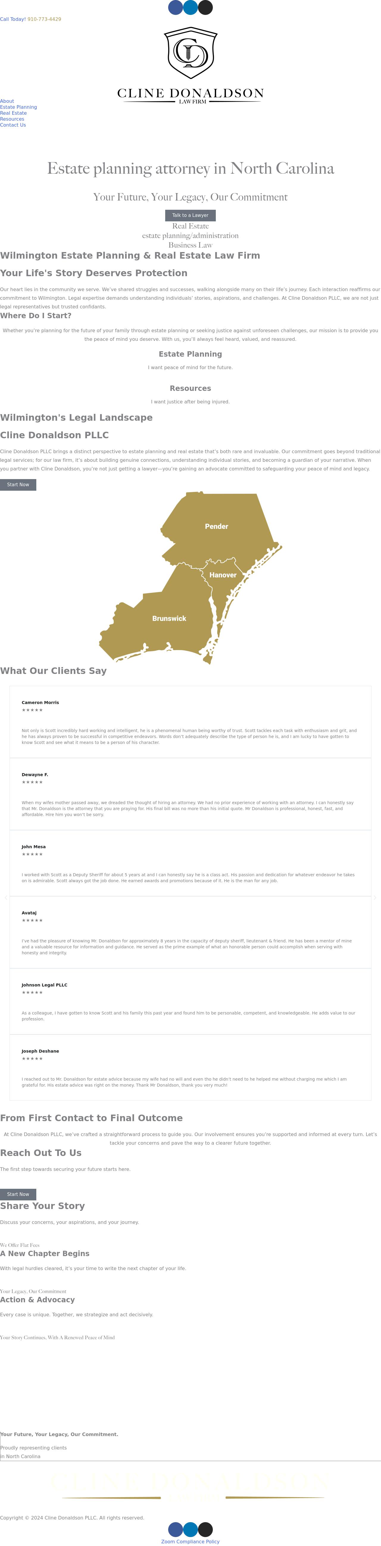 Cline Donaldson PLLC - Hampstead NC Lawyers