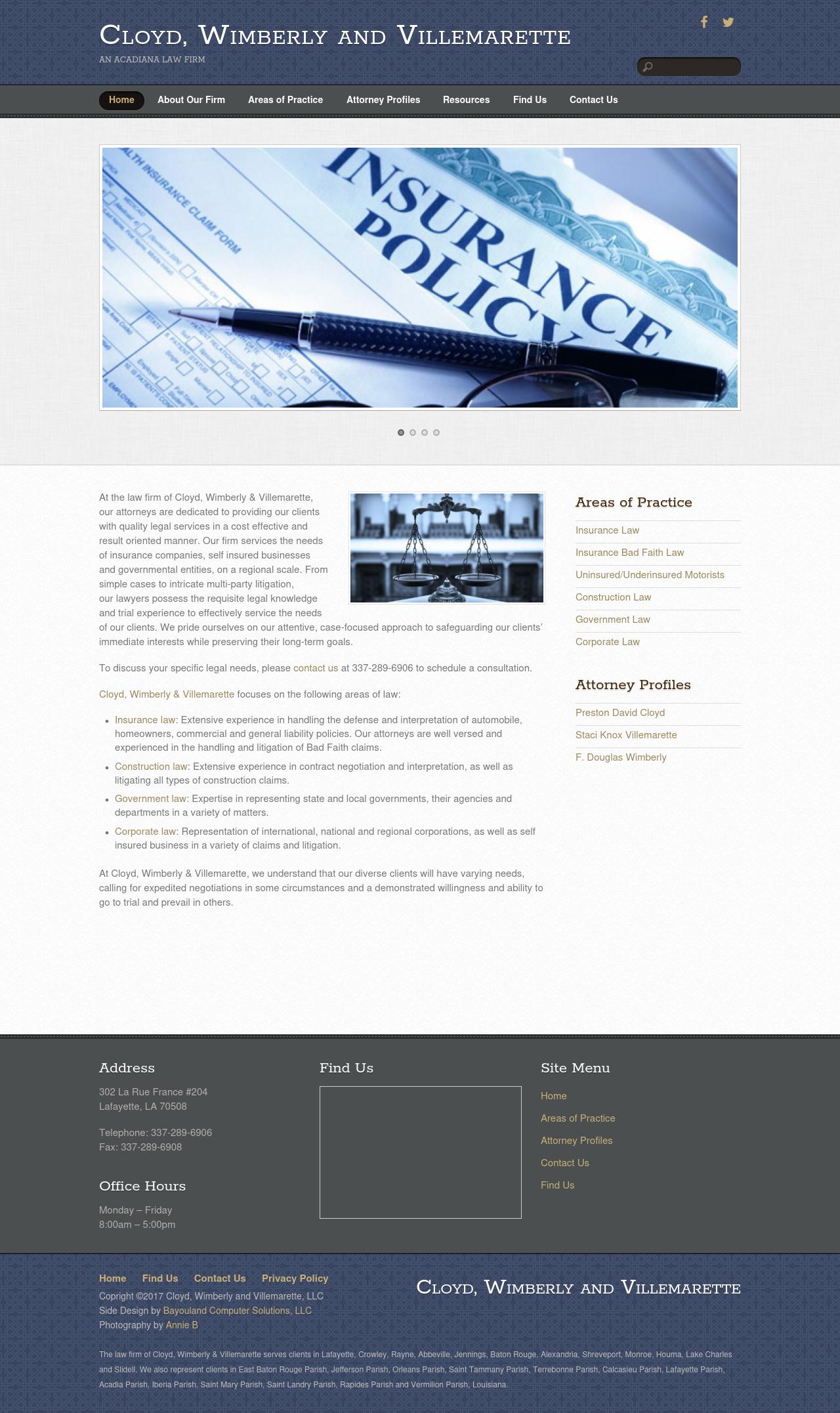 Cloyd Wimberly & Villemarette, L.L.C. - Lafayette LA Lawyers