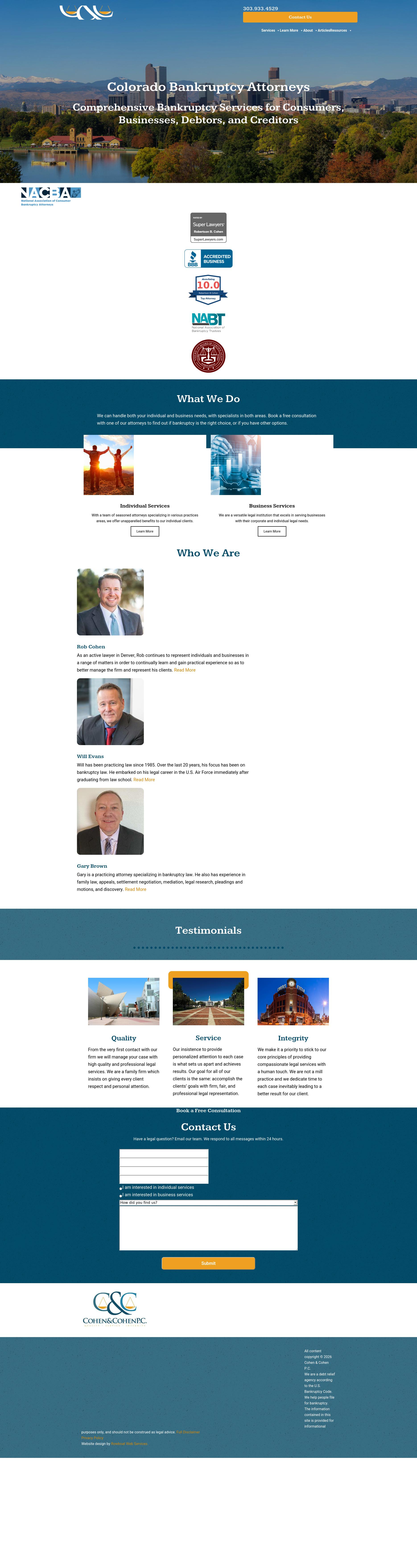 Cohen & Chohe PC - Denver CO Lawyers