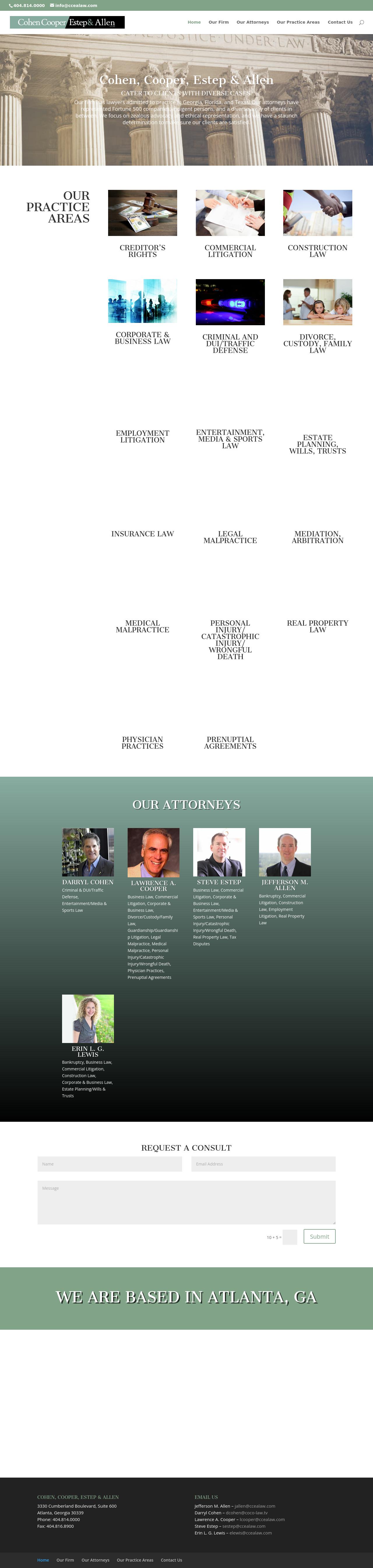 Cohen, Cooper, Estep & Allen, LLC - Atlanta GA Lawyers