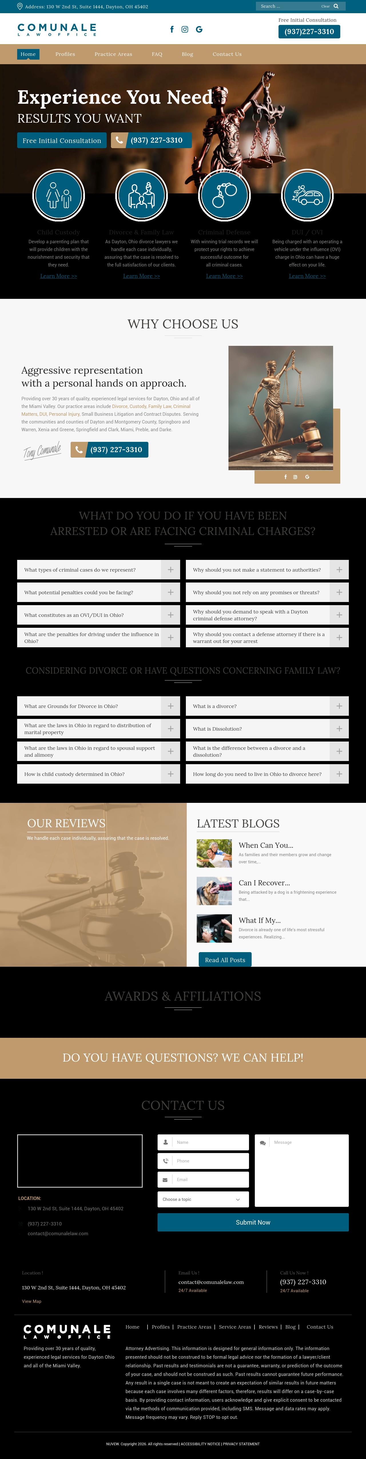 Comunale Law Office - Dayton OH Lawyers