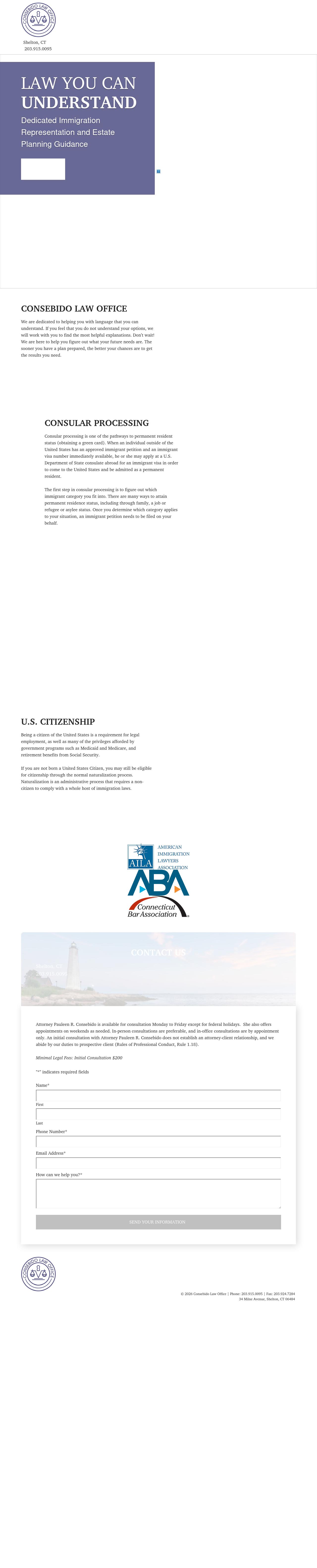 Consebido Law - Shelton CT Lawyers