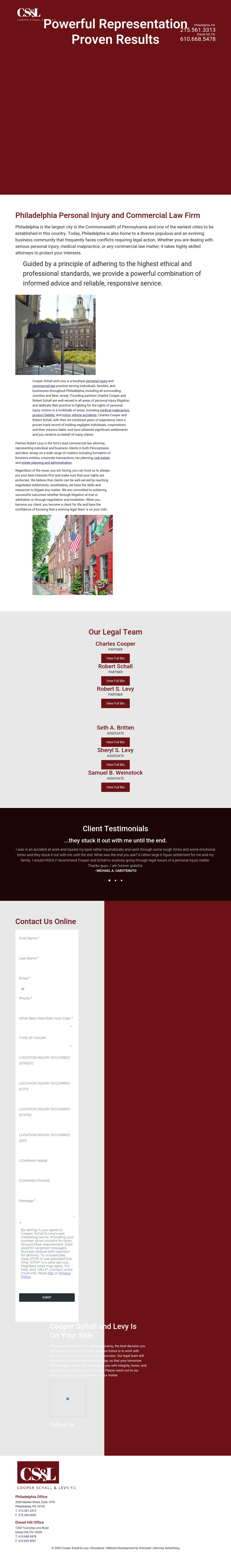 Cooper Schall & Levy -  PA Lawyers