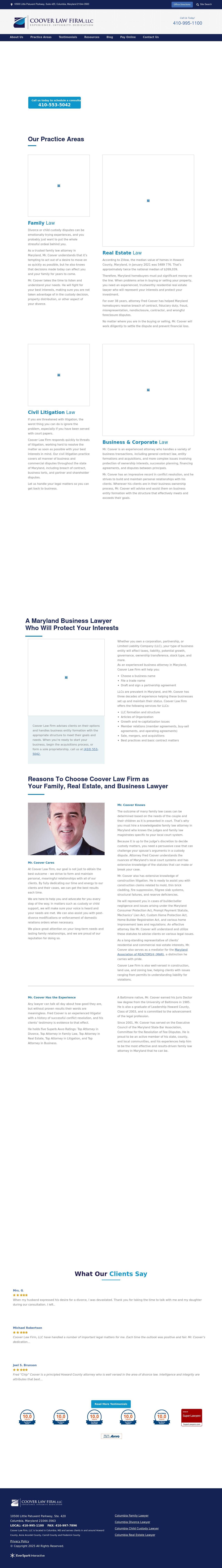 Coover Law Firm LLC - Columbia MD Lawyers