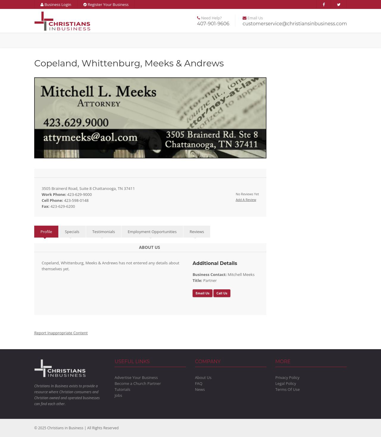 Copeland Whittenburg & Meeks - Chattanooga TN Lawyers