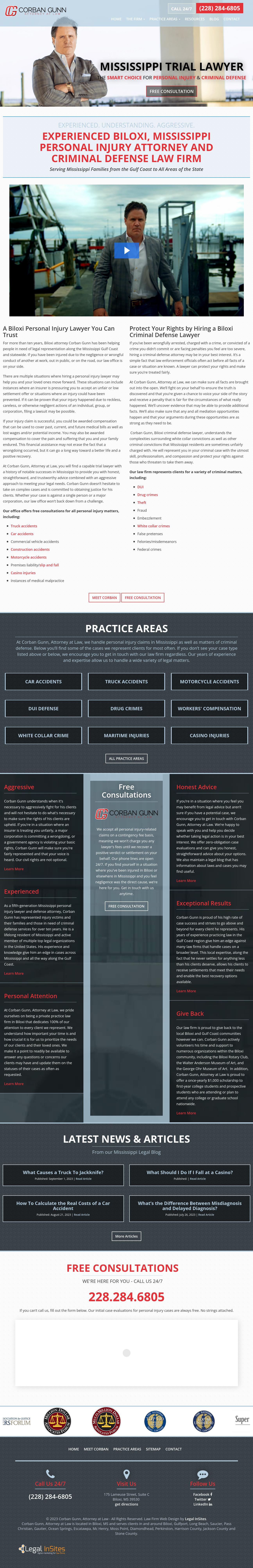 Corban Gunn, Attorney at Law - Biloxi MS Lawyers