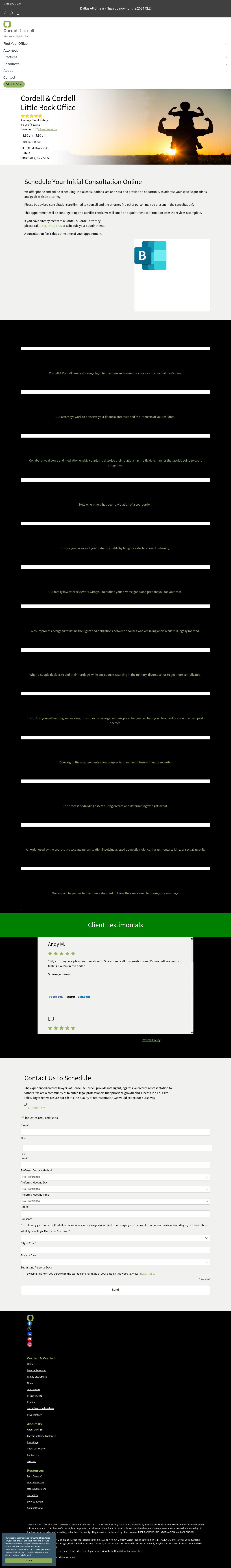 Cordell & Cordell - Divorce Attorney Office - Little Rock AR Lawyers