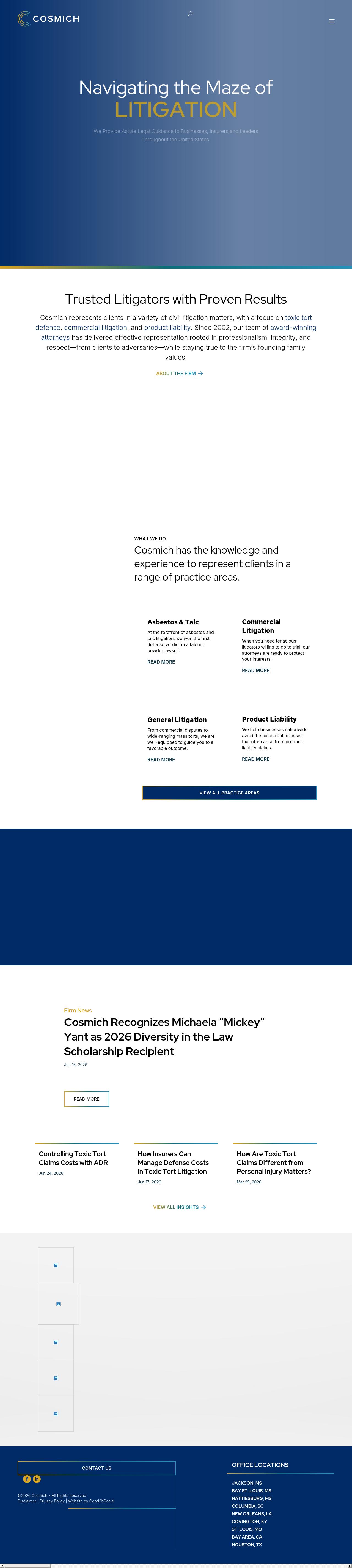 Cosmich Simmons & Brown PLLC - New Orleans LA Lawyers