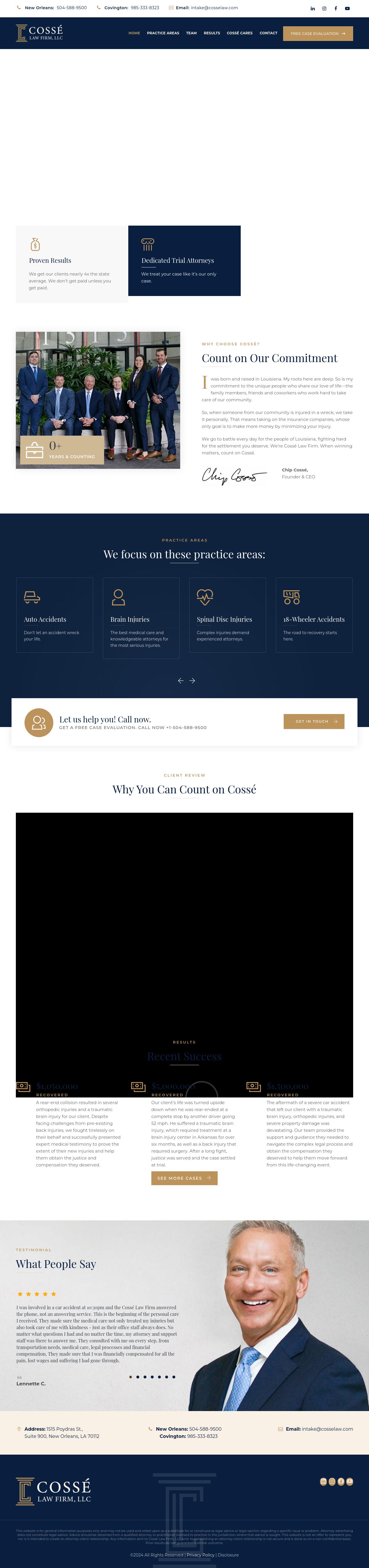 Cossé Law Firm, LLC - New Orleans LA Lawyers