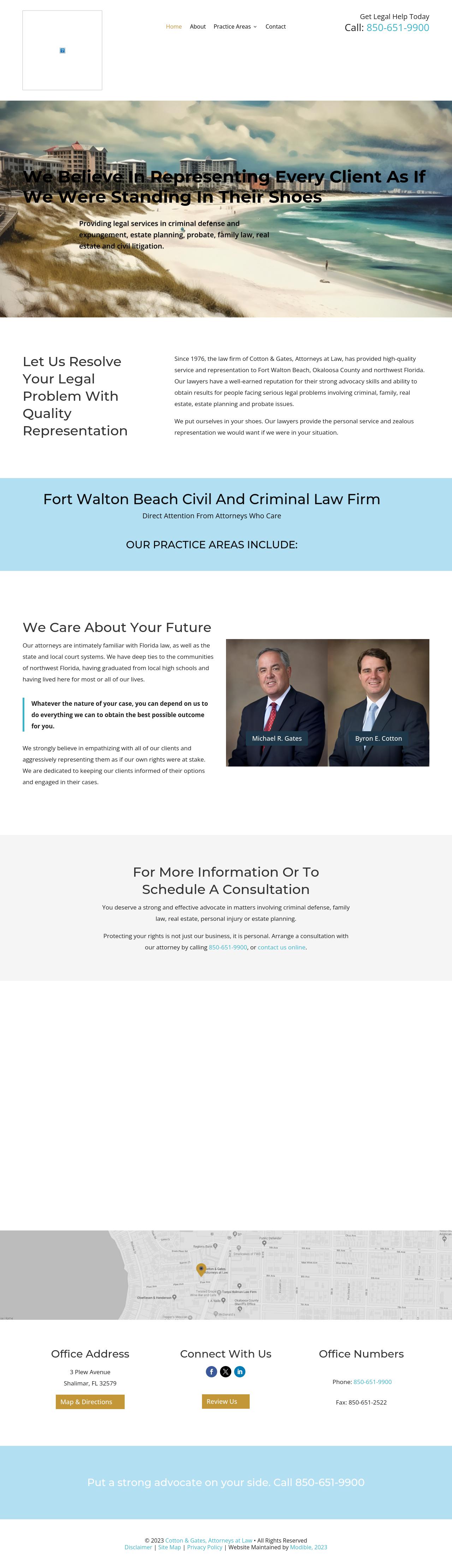 Cotton & Gates, Attorneys at Law - Shalimar FL Lawyers