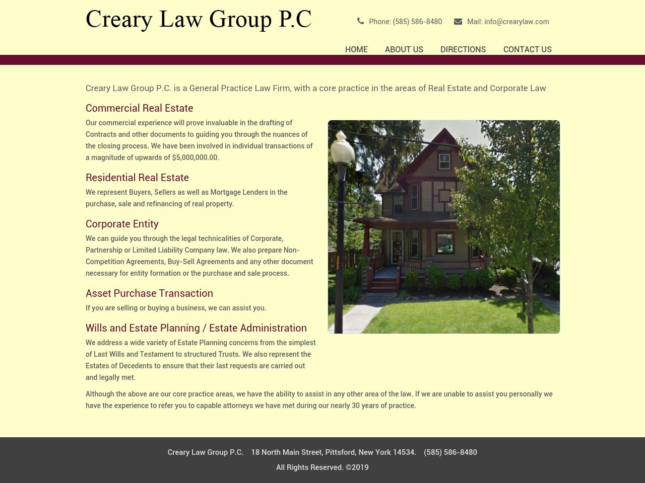 Creary Wm J Jr Esq - Pittsford NY Lawyers