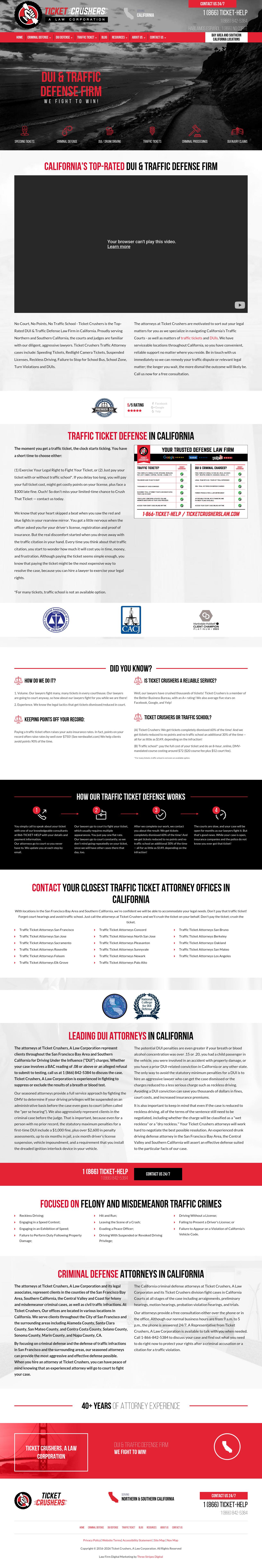 Ticket Crushers, A Law Corporation - Los Angeles CA Lawyers