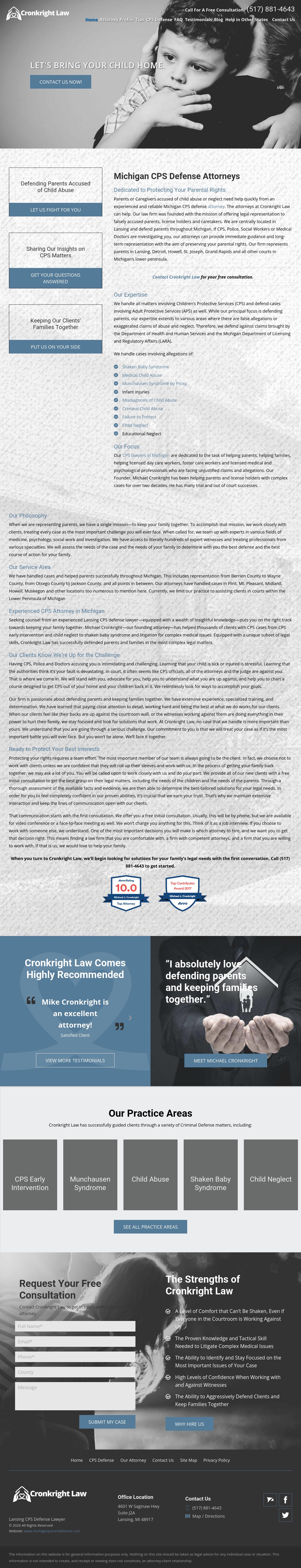 Cronkright Law - Lansing MI Lawyers