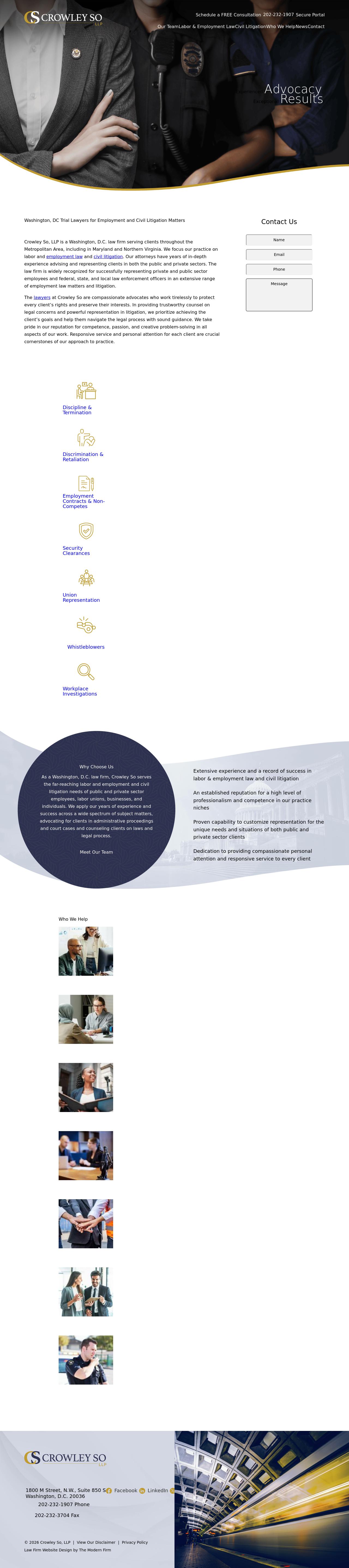 Crowley So, LLP - Washington DC Lawyers