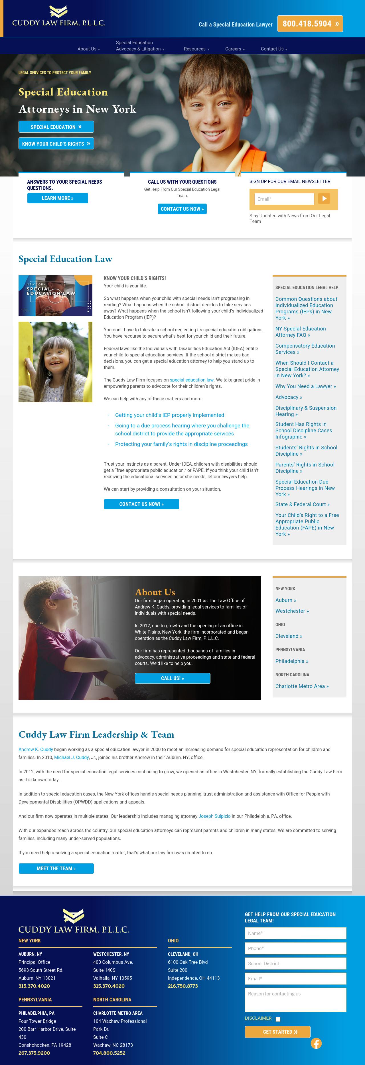 Cuddy Law Firm, P.C. - Auburn NY Lawyers