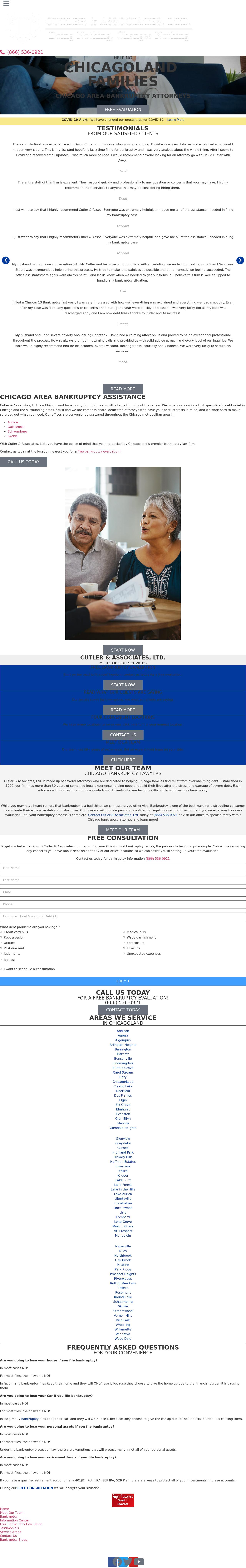 Cutler & Associates, Ltd. - Oakbrook Terrace IL Lawyers