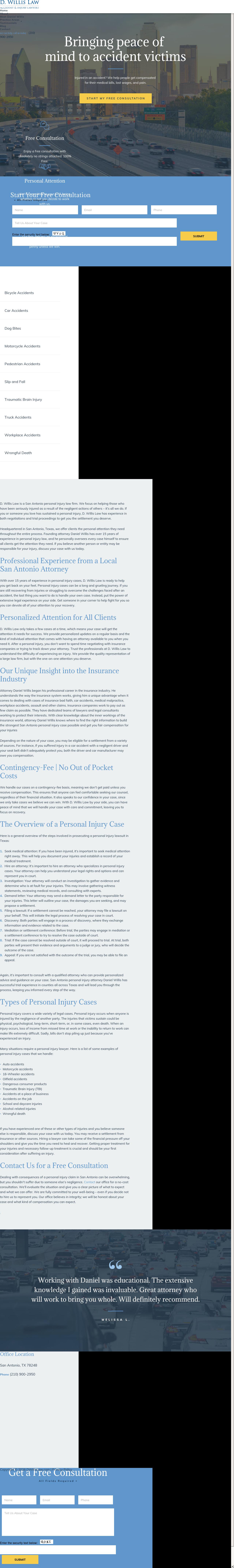D. Willis Law - San Antonio TX Lawyers