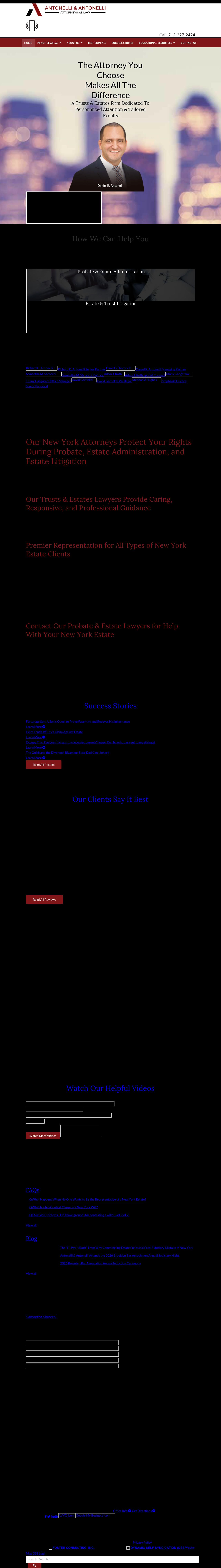 Antonelli & Antonelli - New York NY Lawyers