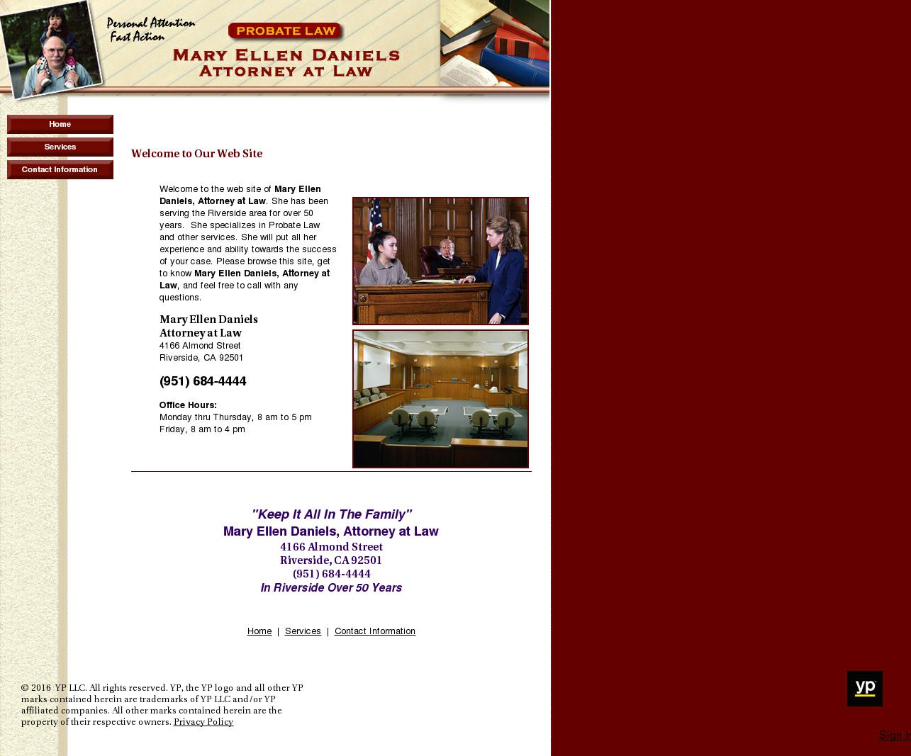 Daniels Mary Ellen Attorney At Law - Riverside CA Lawyers