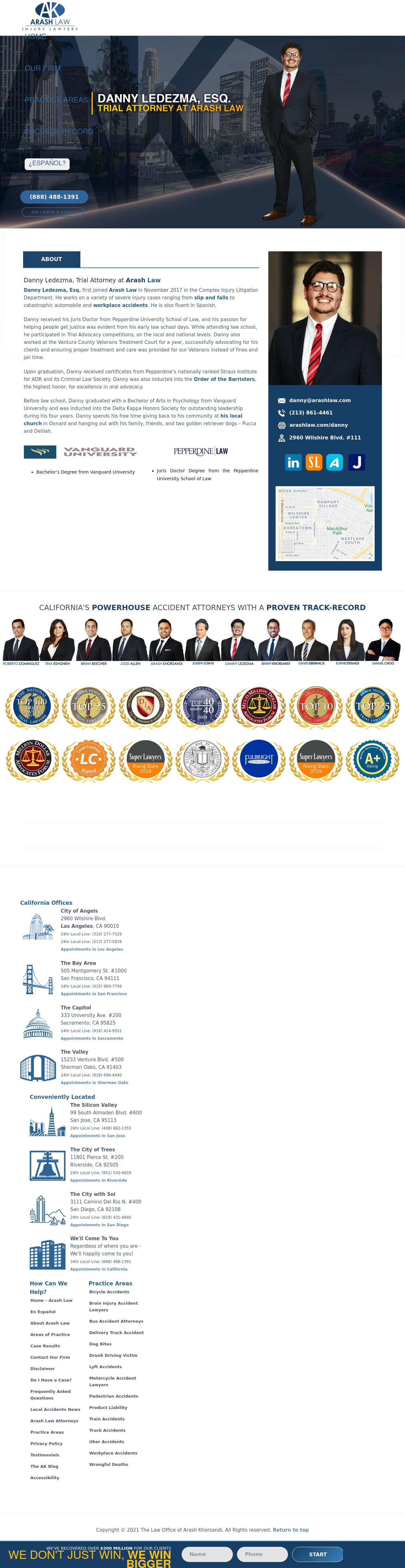 Danny Ledezma - Los Angeles CA Lawyers