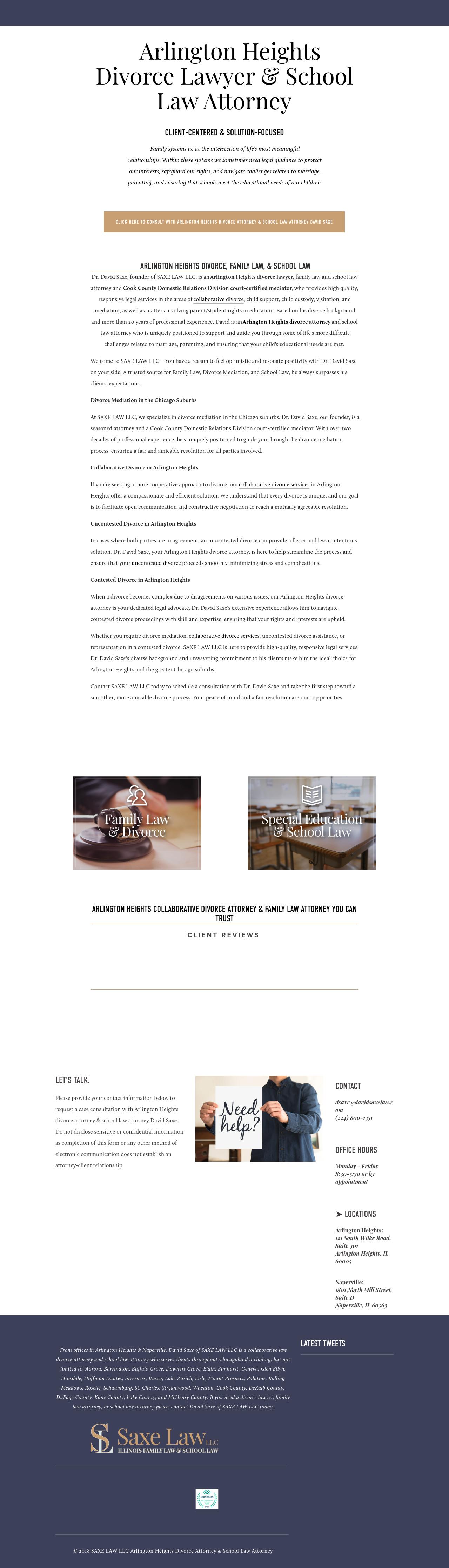 SAXE LAW LLC - Arlington Heights IL Lawyers