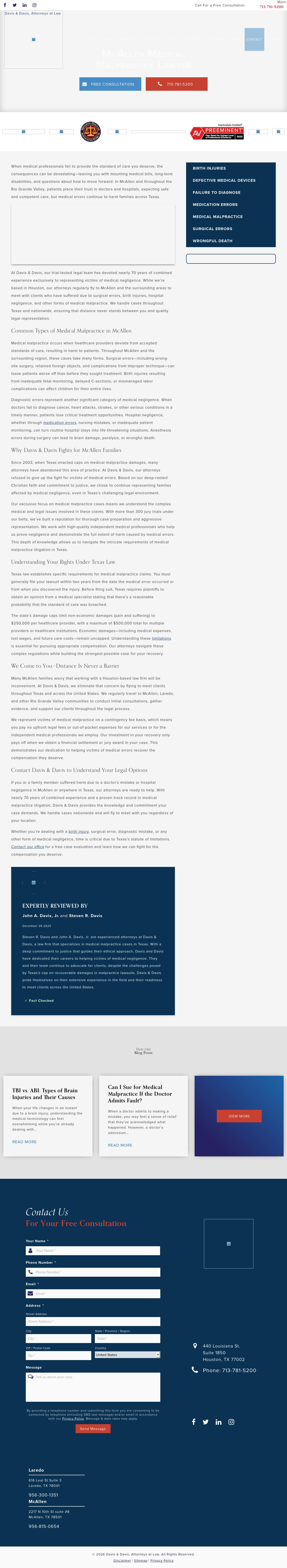 Davis & Davis, Attorneys at Law - McAllen TX Lawyers