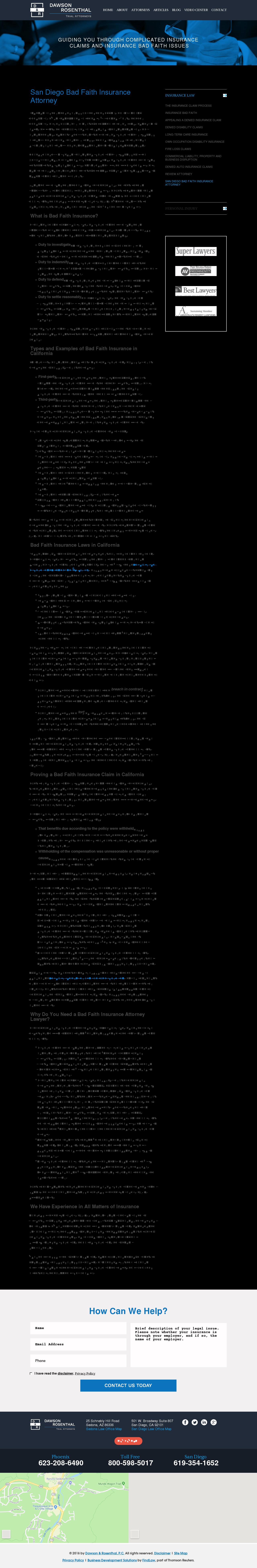 Dawson & Rosenthal, P.C. - San Diego CA Lawyers