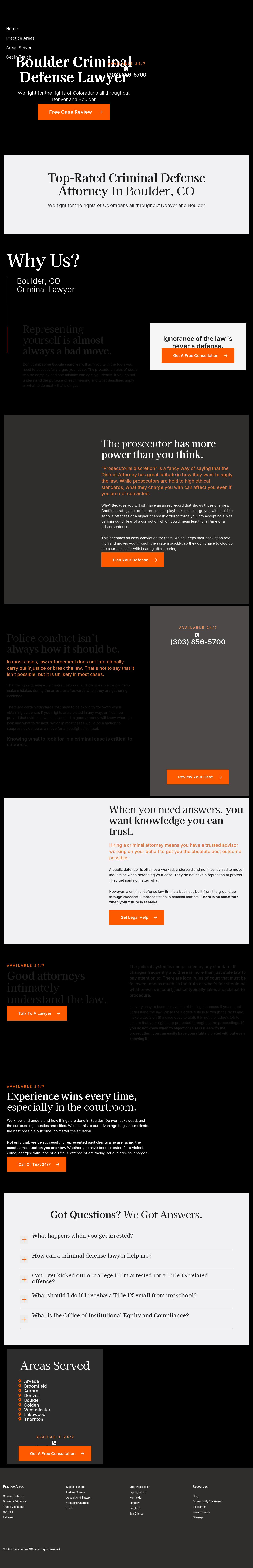 Dawson Law - Boulder CO Lawyers