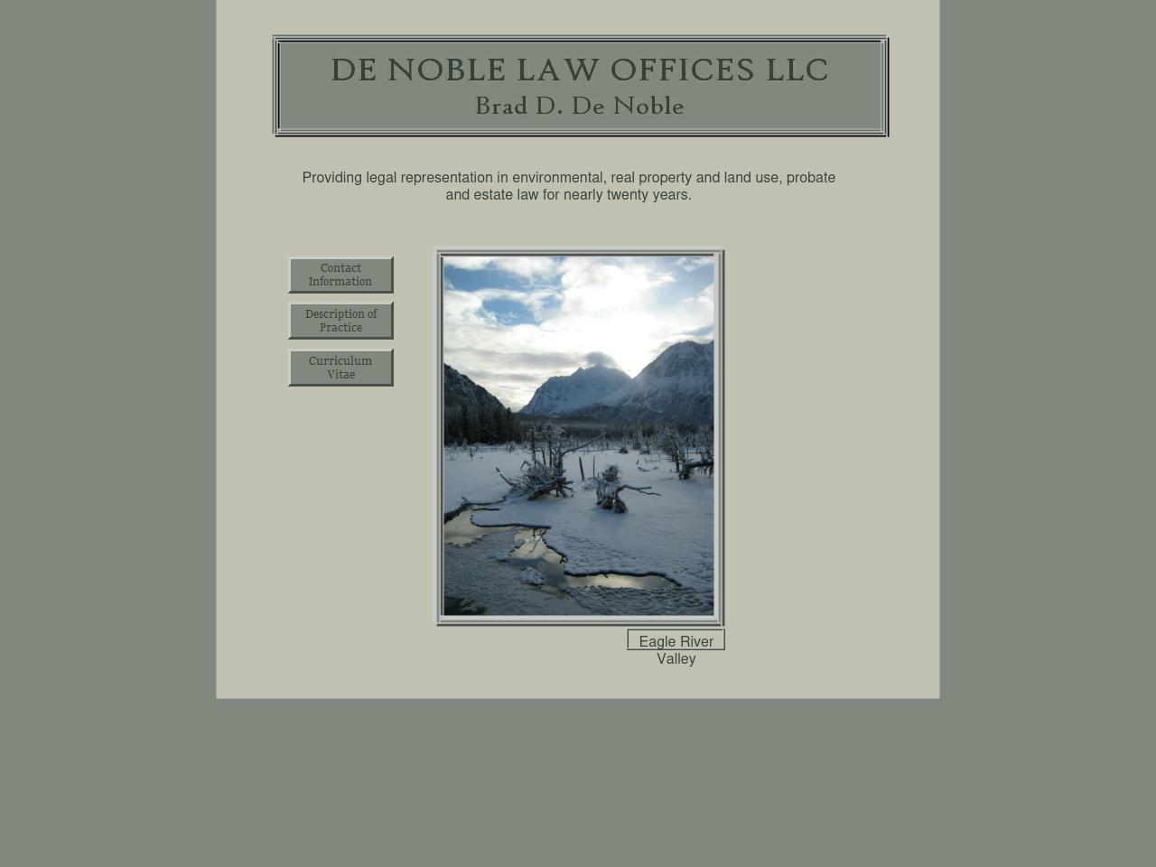 De Noble Law Offices LLC - Eagle River AK Lawyers
