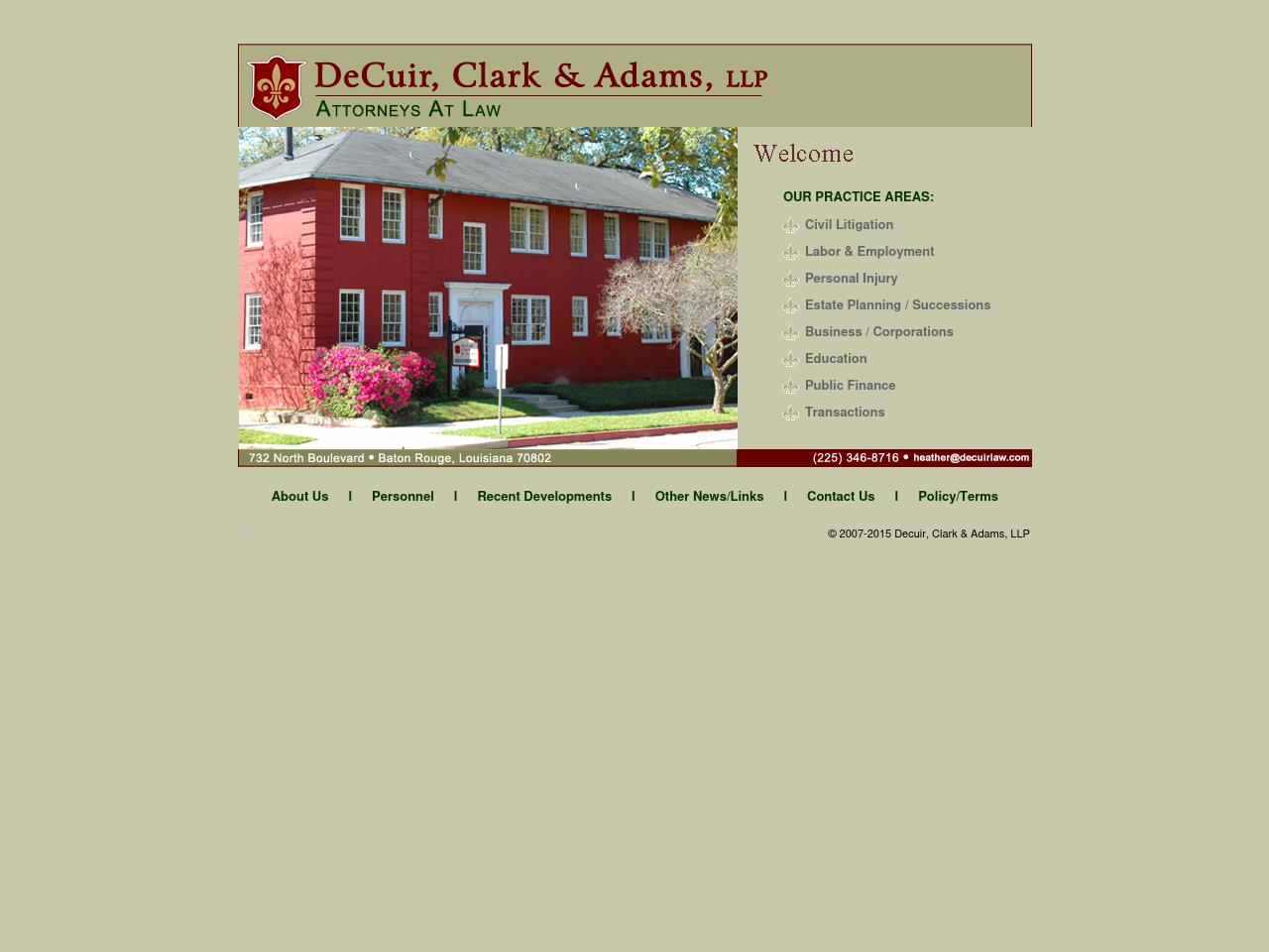 Decuir Law Firm - Baton Rouge LA Lawyers